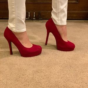 Red high heels